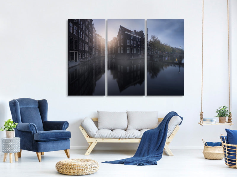 3-piece-canvas-print-amsterdam-morning-i