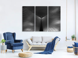 3-piece-canvas-print-angel-in-black-and-white