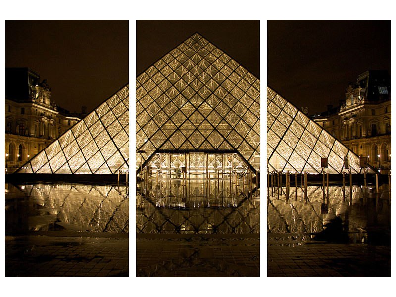 3-piece-canvas-print-at-night-at-the-louvre