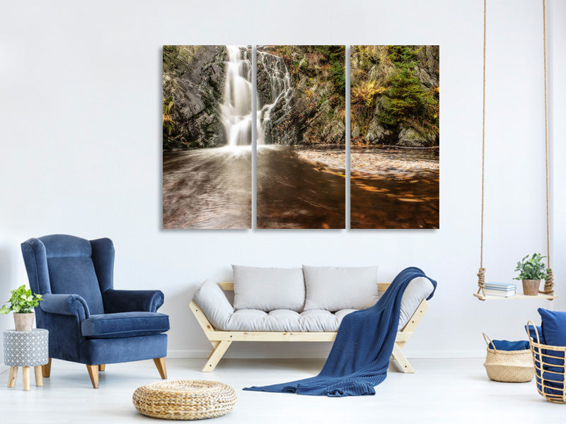 3-piece-canvas-print-nice-view-of-the-waterfall