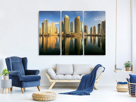 3-piece-canvas-print-panoramic-dubai-marina