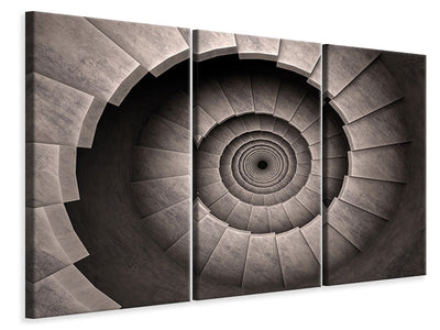 3-piece-canvas-print-stone-spiral-staircase