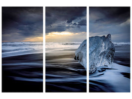 3-piece-canvas-print-sunrise-between-ice