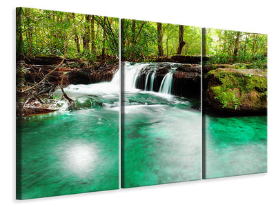 3-piece-canvas-print-the-river-at-waterfall
