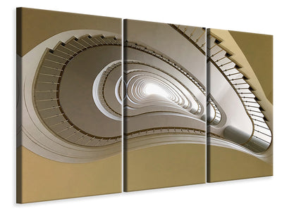 3-piece-canvas-print-unconventional-staircase