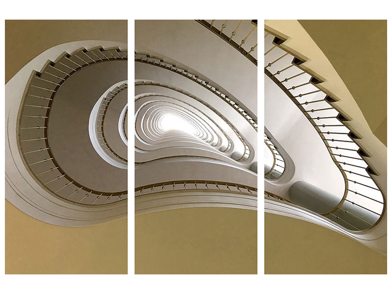3-piece-canvas-print-unconventional-staircase