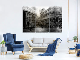 3-piece-canvas-print-walking-in-the-square