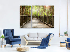 3-piece-canvas-print-wooden-bridge