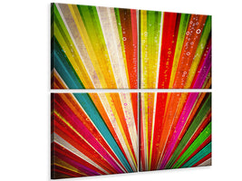 4-piece-canvas-print-abstract-colored-light-rays