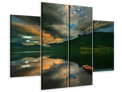 4-piece-canvas-print-boat