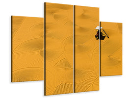 4-piece-canvas-print-bulgur-drying