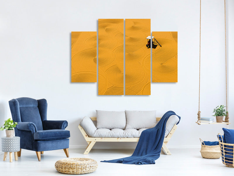 4-piece-canvas-print-bulgur-drying