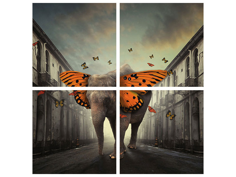 4-piece-canvas-print-butterphant