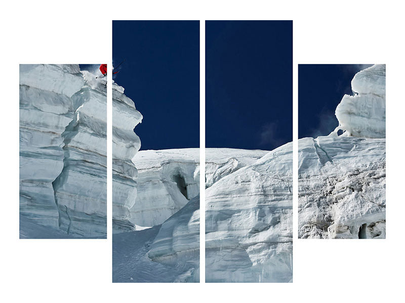 4-piece-canvas-print-cliff-jumping