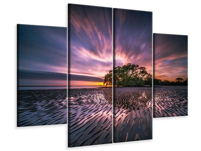 4-piece-canvas-print-fascinating-landscape-by-the-sea