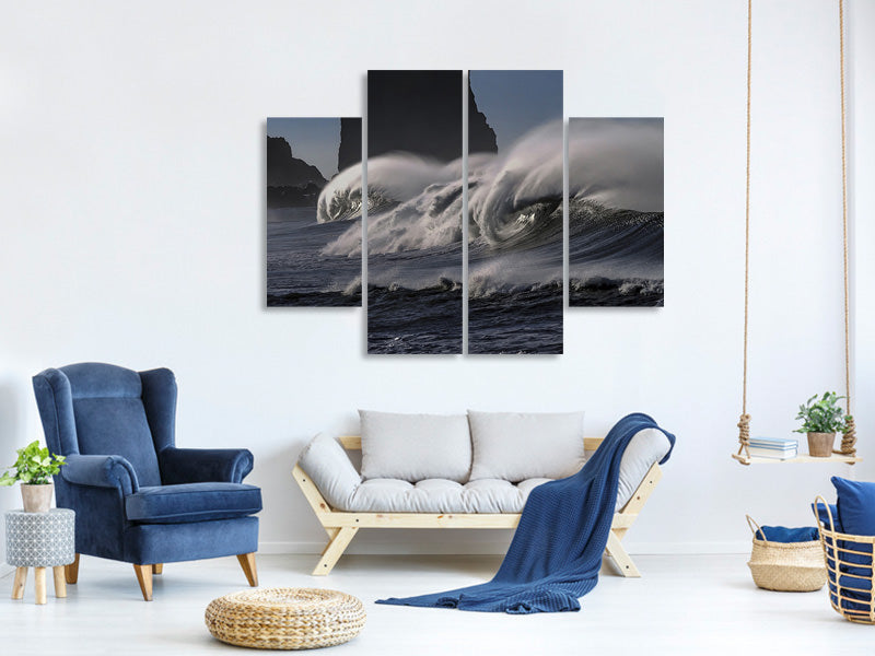 4-piece-canvas-print-fascinating-waves