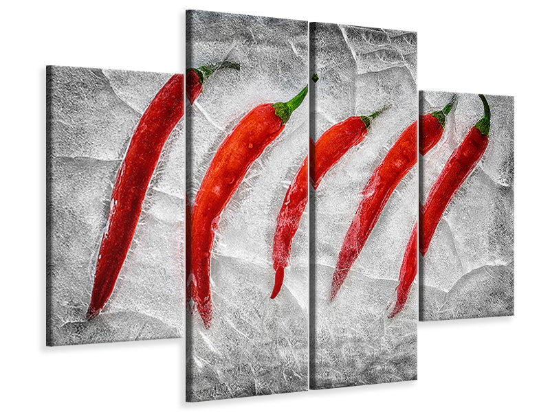 4-piece-canvas-print-frozen-fire