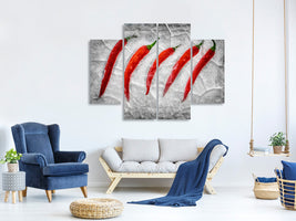 4-piece-canvas-print-frozen-fire