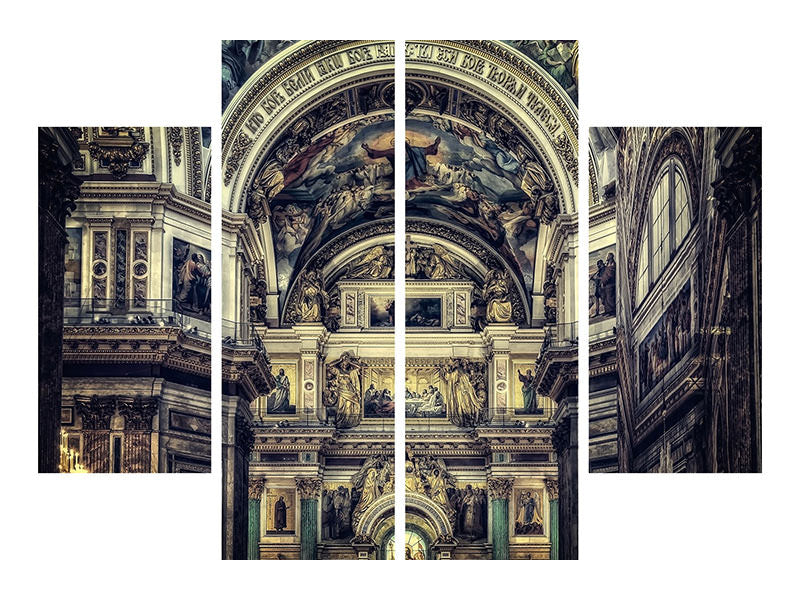 4-piece-canvas-print-glorious-church