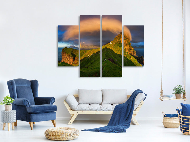 4-piece-canvas-print-kallur-sunset