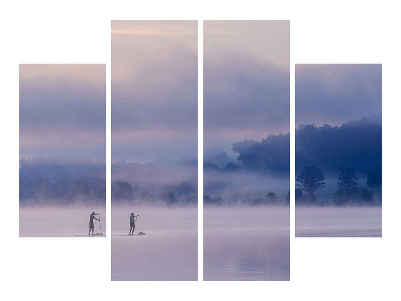 4-piece-canvas-print-misty-lake-iv