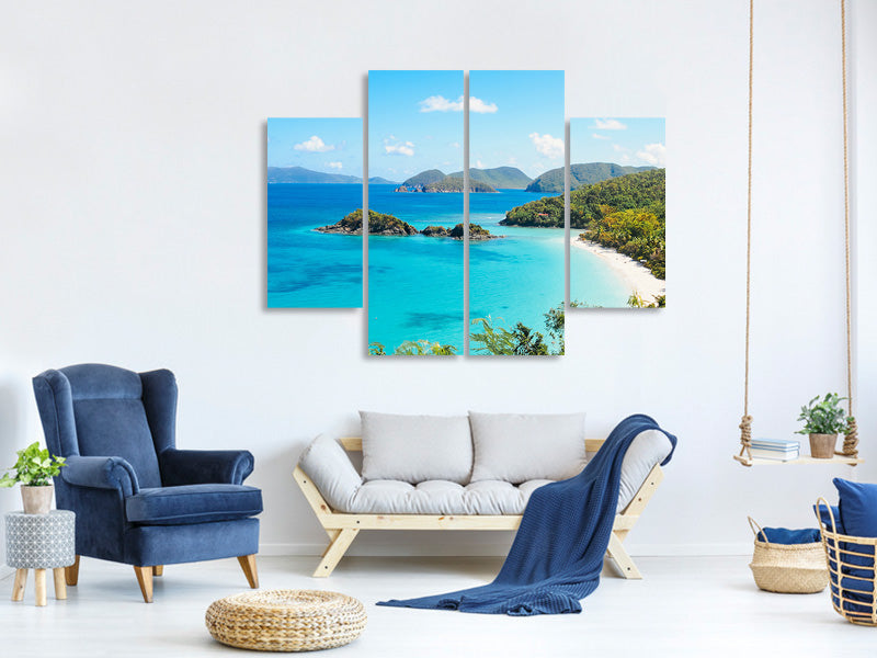 4-piece-canvas-print-my-favorite-place-on-the-beach