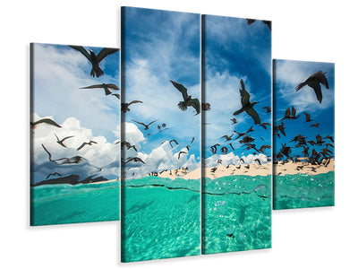 4-piece-canvas-print-ocean-bird