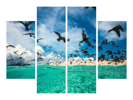 4-piece-canvas-print-ocean-bird