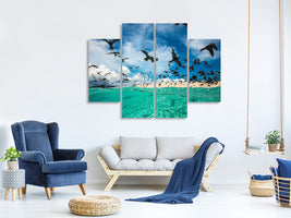 4-piece-canvas-print-ocean-bird