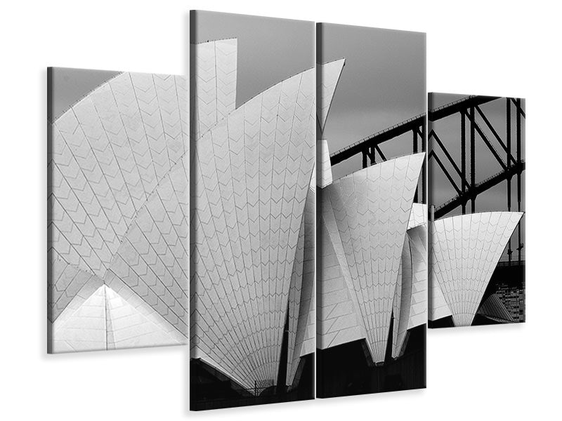 4-piece-canvas-print-opera-house-sydney