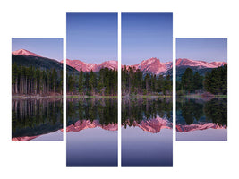 4-piece-canvas-print-sprague-lake-rocky-mountains