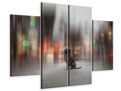 4-piece-canvas-print-the-light-lies-down-on-broadway