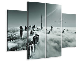 4-piece-canvas-print-up-up-and-above