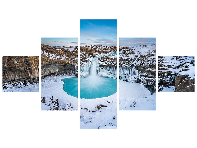 5-piece-canvas-print-aldeyjarfoss-the-wide-view