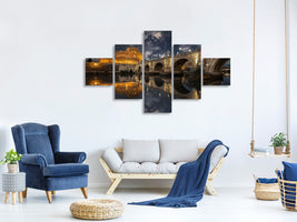 5-piece-canvas-print-arches-and-clouds