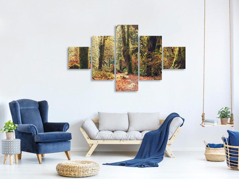 5-piece-canvas-print-fairies-forest