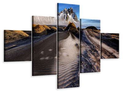 5-piece-canvas-print-frosted-dunes-and-shattered-peaks