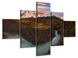 5-piece-canvas-print-good-morning-las-torres