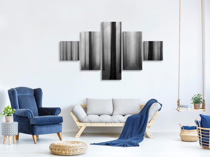 5-piece-canvas-print-in-a-fog