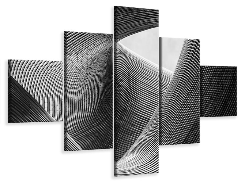 5-piece-canvas-print-lines-ii