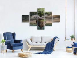 5-piece-canvas-print-lonely-tree
