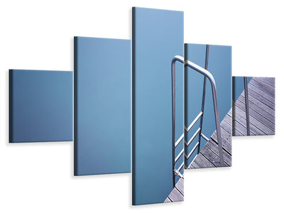 5-piece-canvas-print-stairs-ii