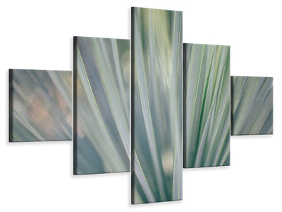 5-piece-canvas-print-strip-of-plant