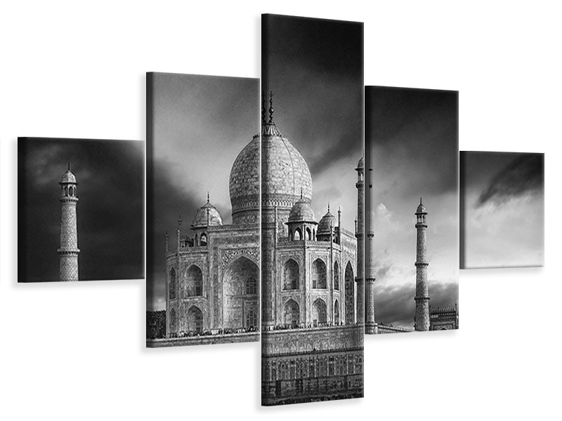 5-piece-canvas-print-the-banks-of-the-jamuna-river