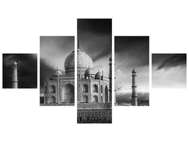 5-piece-canvas-print-the-banks-of-the-jamuna-river