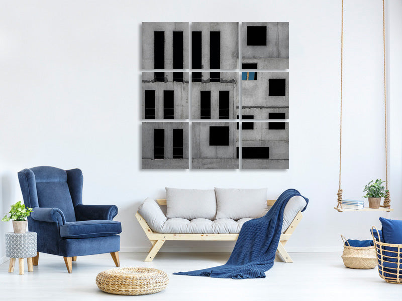 9-piece-canvas-print-isolation-cell