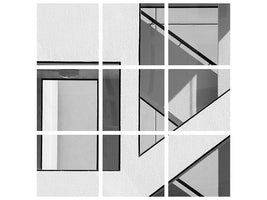 9-piece-canvas-print-stairwell-geometry