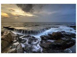 canvas-print-evening-mood-at-the-sea