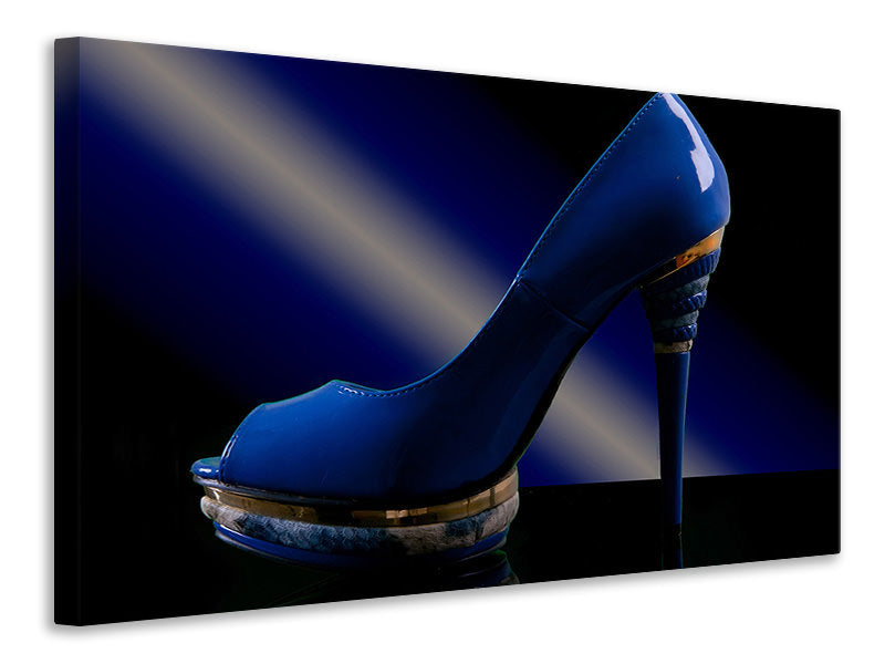 canvas-print-the-blue-high-heel