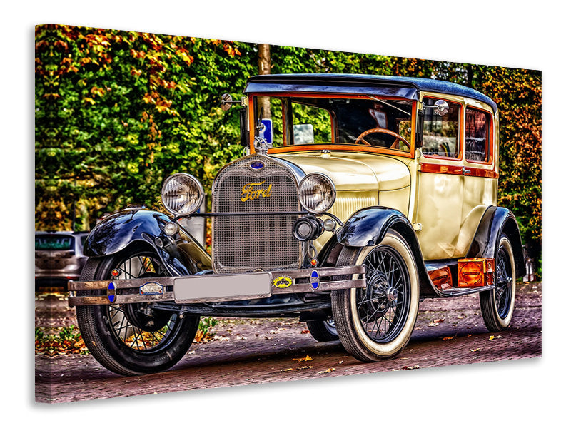 canvas-print-well-kept-classic-car